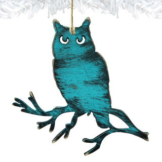 Rustic Owl Wooden Ornaments by Nature Wonders - Wildlife Holiday Decor - 8198218