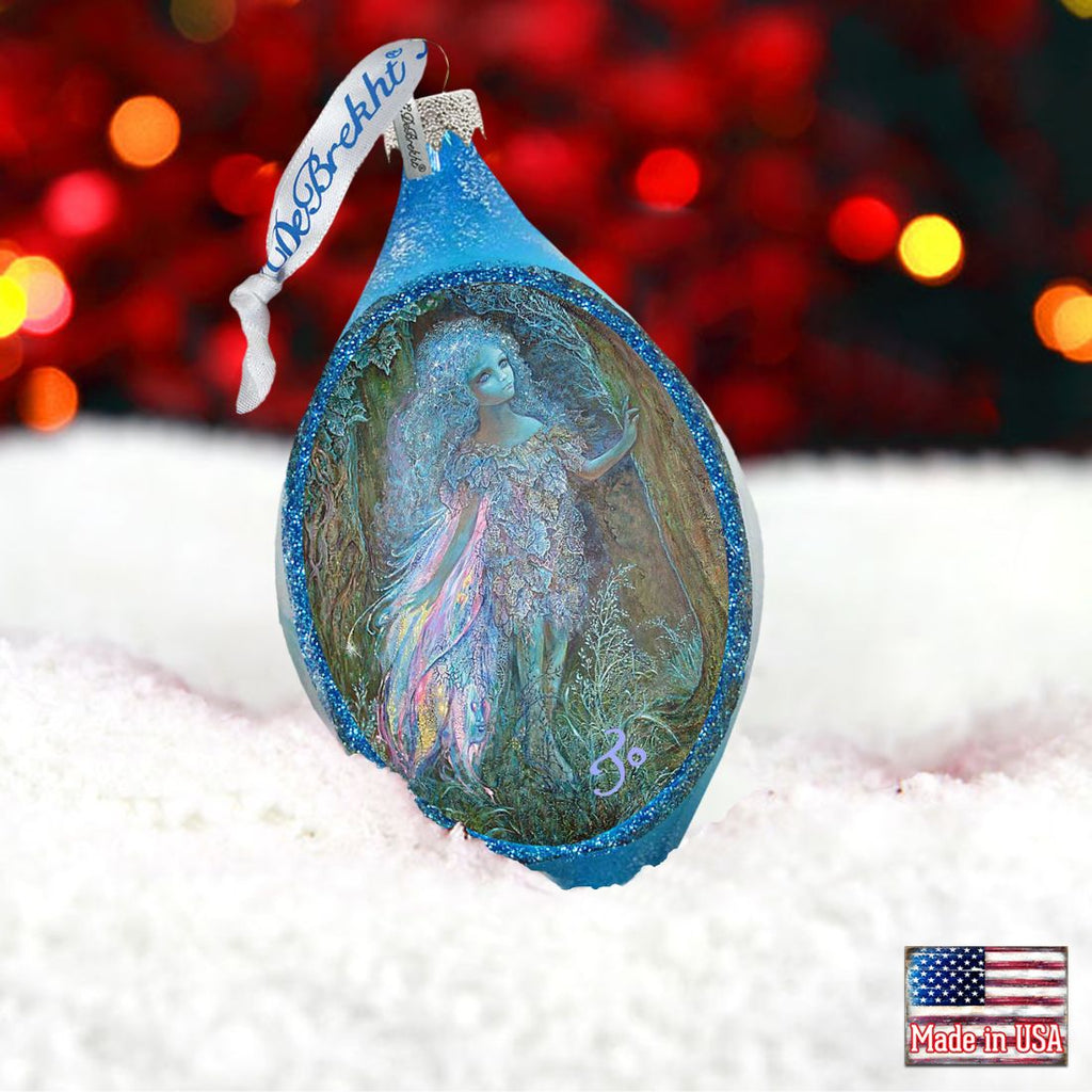 Forest Fairy Glass Ornament by Josephine Wall - Christmas Decor - 757-402-JW