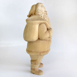 One-of-a-Kind Santa Claus Wood Carved Figurine 16
