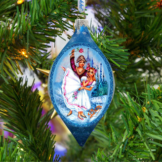 Nutcracker Dance Drop Glass Ornament by G. DeBrekht - Christmas Decor - 757-023