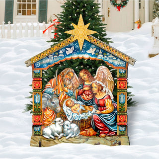 Nativity Outdoor Decor by G. DeBrekht - Nativity Holiday Decor - 8114031F