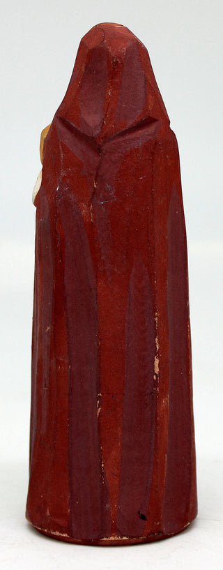 One-of-a-Kind Mary and Child WOODCARVED Handpainted Figurine 5.5