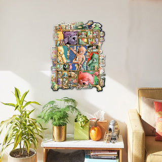 Your Five Senses Whimsical Wall Art by Laura Seeley - Love Family Kids Decor - 8513012-LS