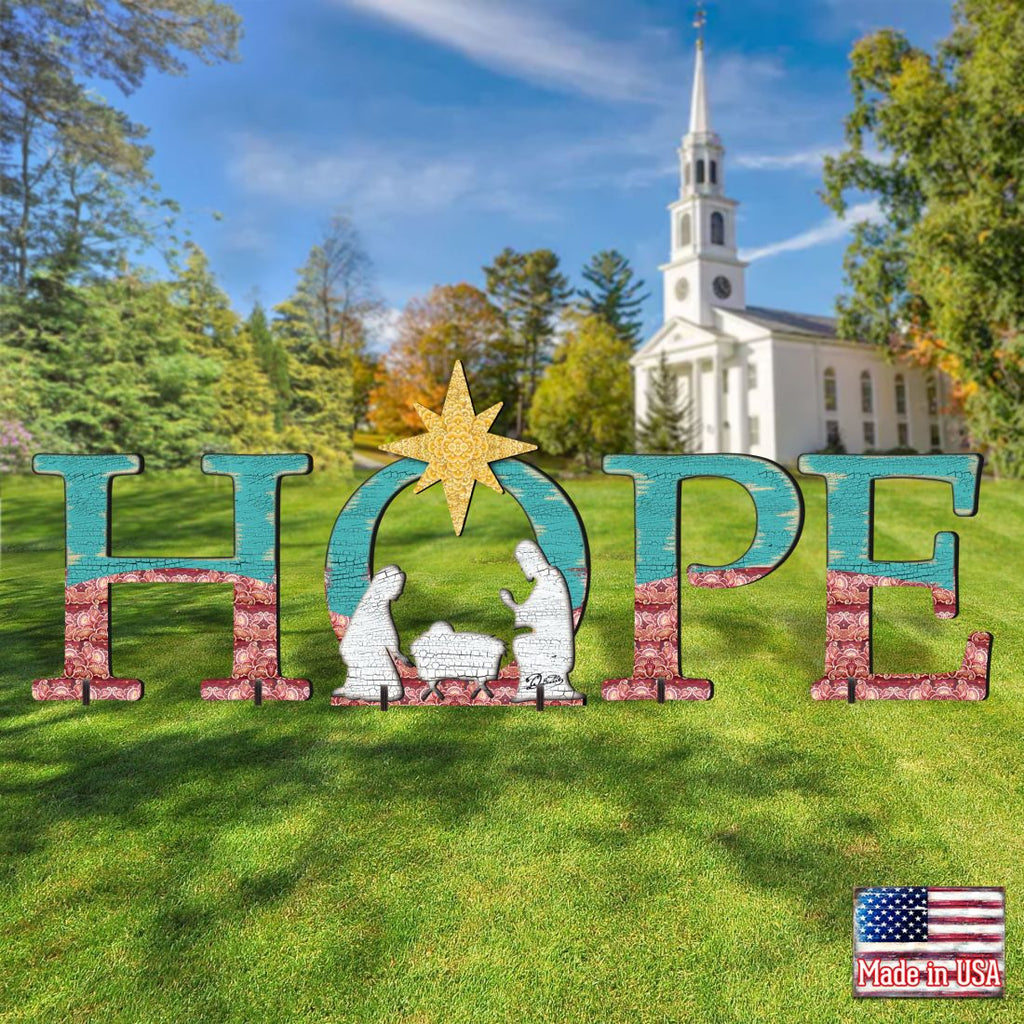 Hope Outdoor Nativity Set by G. DeBrekht - Nativity Holiday Decor - 8121460F-S4L