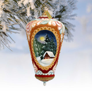 Winter Night Sculpted Ornament by G. DeBrekht - 621143