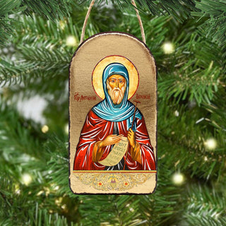 Saint Anthony Religious Christian Sacred Icon Ornament - Inspirational Icon Decor - 87057