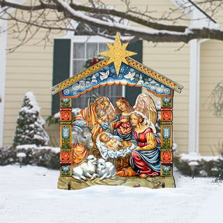 Nativity Outdoor Decor by G. DeBrekht - Nativity Holiday Decor - 8114031F