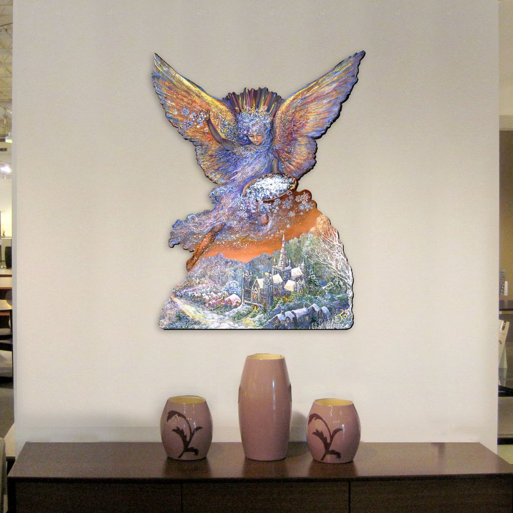 Snow Angel Holiday Door Decor by Josephine Wall - Christmas Decor - 842131H-JW