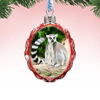 Monkey Mercury Glass Ornament by G. DeBrekht - Wildlife Holiday Decor - 771042