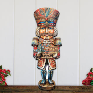 Regal Nutcracker Prince Holiday Door Decor by G. Debrekht - Christmas Decor - 8611060H