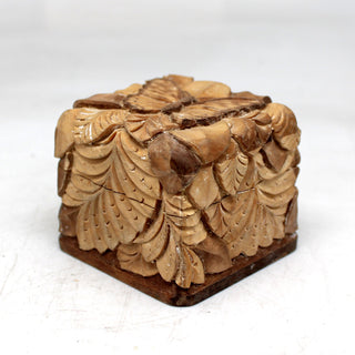 One-of-a-Kind Butterfly WOODCARVED Jewelry BOX - 2.5x2.5x2 - Handcarved Unique Home Decoration Beautiful Gift Rare Find Collectible, Unique Hand Carved Gift