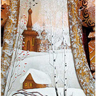 Countryside Guiding Light Hand-Painted WOODCARVED Figurine by G. DeBrekht - Nativity Holiday Decor - 8215567 *** PRE-ORDER - Handmade Just for You! ***