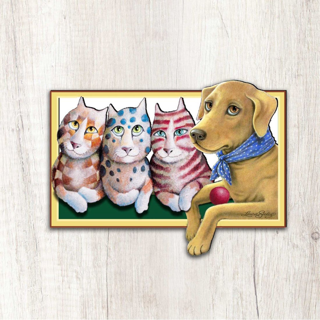 The Dog Holiday Outdoor Decor Large Ornament by Laura Seeley - Pets Dog and Cats Decor - 8511019M