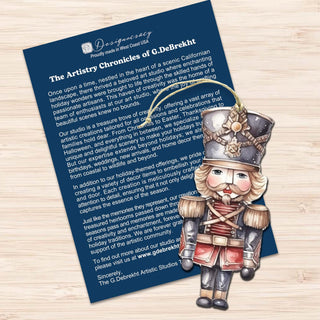 Nutcrackers Decorative Wooden Ornaments of 3 by G. Debrekht - Christmas Decor - 8091008-S3