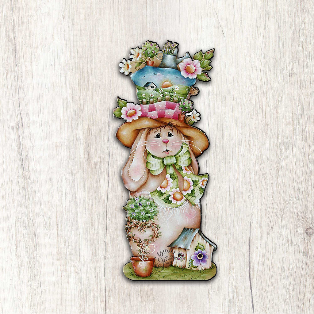 Hailey Hare Easter Door Decor by Jamie Mills-Price - Easter Spring Decor - 8457603H