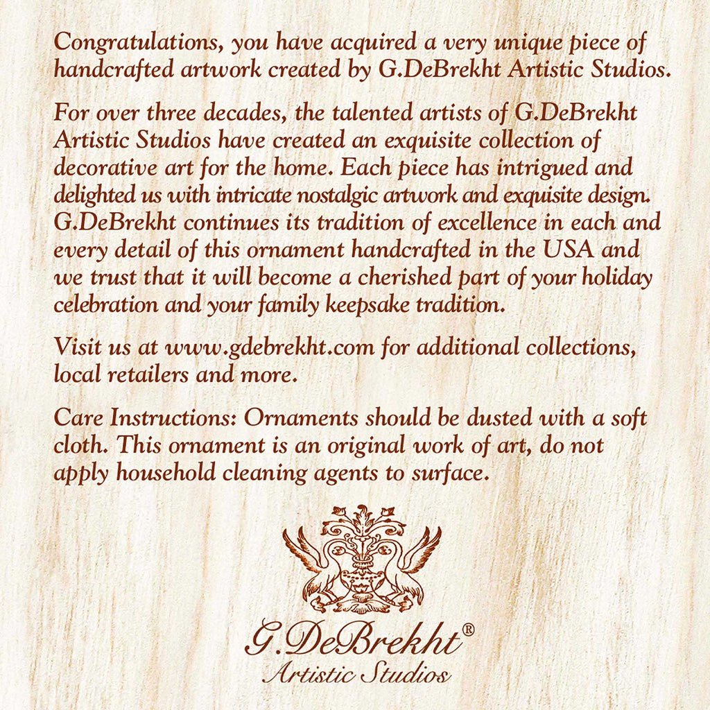 Alaska Forget-Me-Not Glass Ornament – Handcrafted Mercury Glass Ornament by G. DeBrekht - Wildlife Holiday Decor - 777431