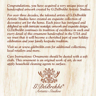 Alaska Forget-Me-Not Glass Ornament – Handcrafted Mercury Glass Ornament by G. DeBrekht - Wildlife Holiday Decor - 777431