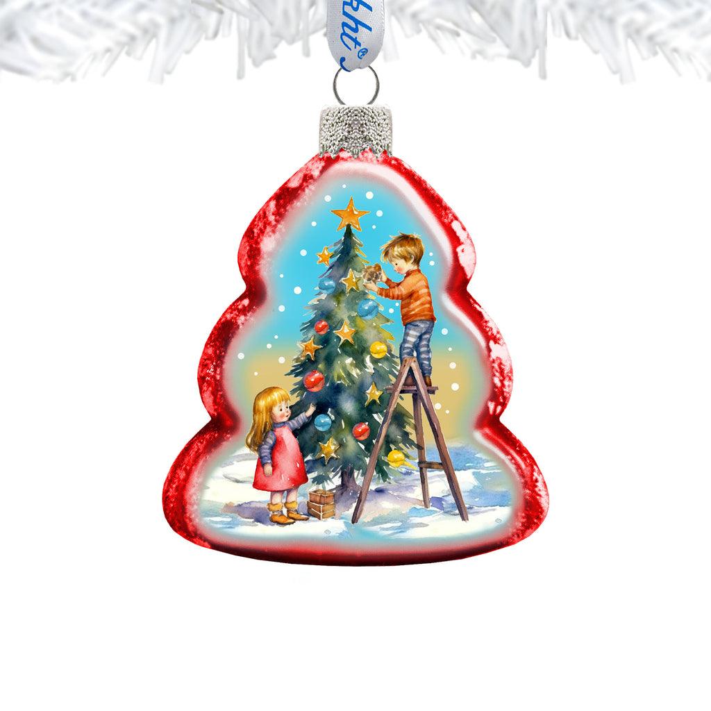 Christmas Joy Mercury Glass Ornaments by G. Debrekht - Christmas Décor - 776027