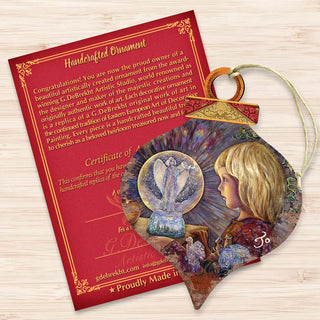 Fairy Wooden Ornaments by Josephine Wall - Christmas Decor - 845619-JW