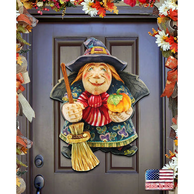 Witch Halloween Door Decor by G. DeBrekht - Thanksgiving Halloween Decor - 8158412H