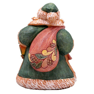 Santa Alaska Motif Sculpted Hand-Painted Christmas Figurine by G. DeBrekht - Wildlife Holiday Decor - 661421