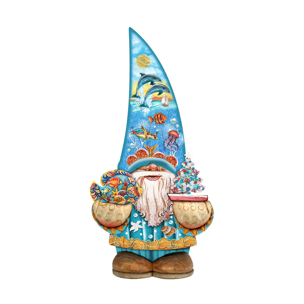 Coastal Gnome Coastal Door Decor by G. DeBrekht - Coastal Holiday Decor - 8611014H