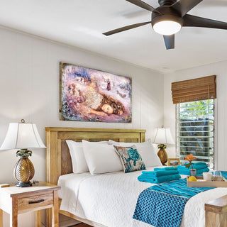 Winter Dream Fantasy Wooden Wall Art by Josephine Wall - Fantasy Decor - 852147-JW