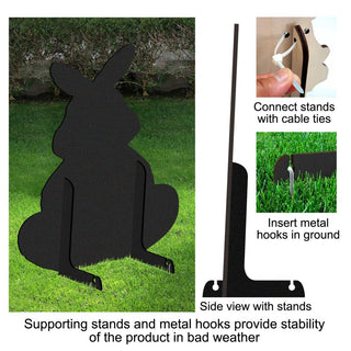 Bunny Easter Yard Sign by Jamie Mills-Price - Easter Spring Decor - 8457601F