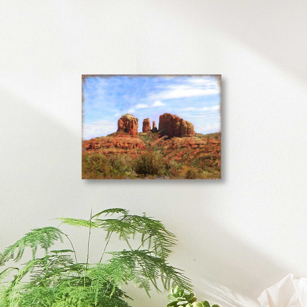 Canyon Art Wooden Wall Art by Nature Wonders - Nature Wildlife Decor - 95367B