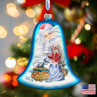 Father Frost Story Glass Ornament by G. DeBrekht - 752-004