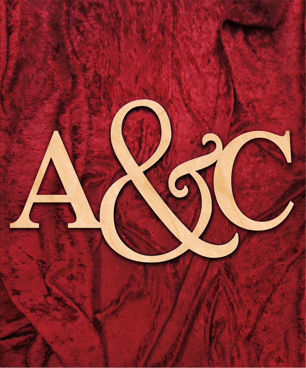 Wooden Monogram Letters - Wooden Monogram Initials - Wedding Decor - Wall Monogram - Door Hanger - Nursery Monogram - Personalized Gift