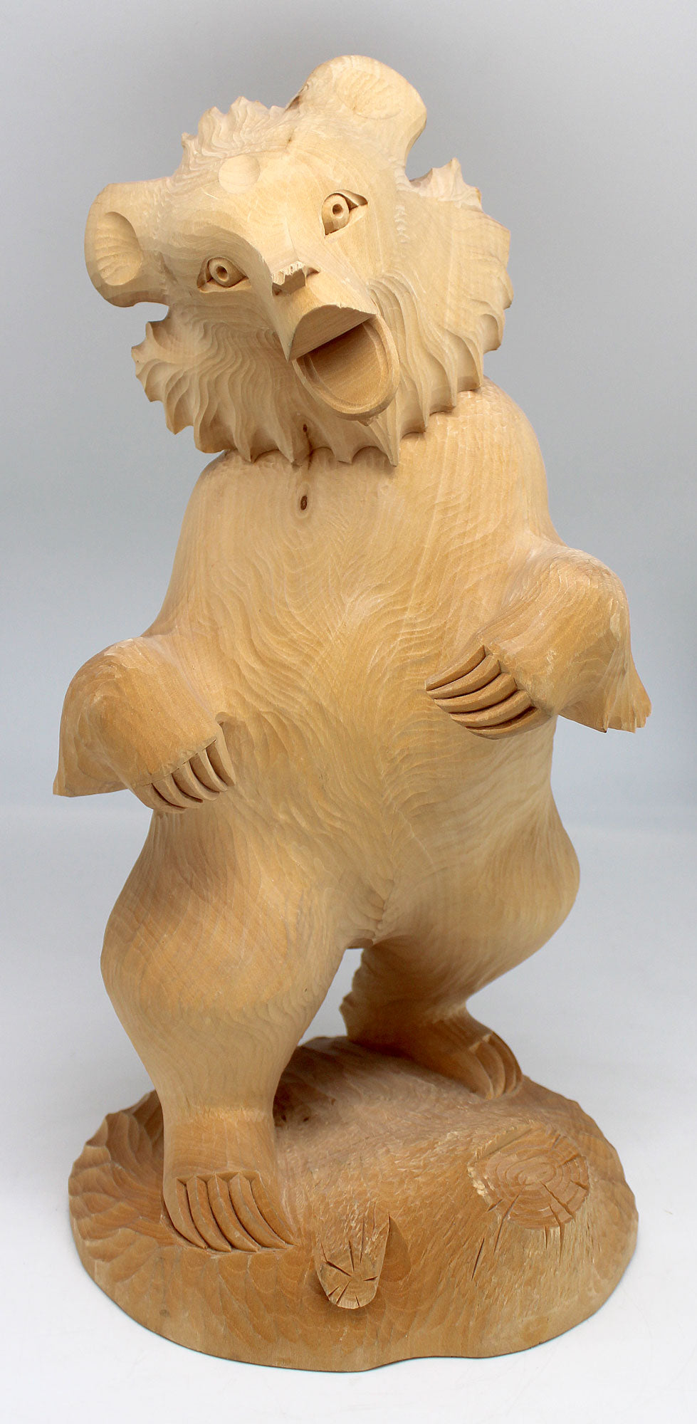 One-of-a-Kind Bear Wood Carved Figurine 13