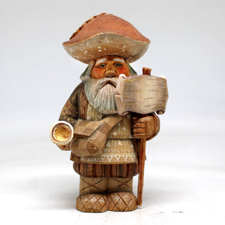One-of-a-Kind - Mushroom Man Figurine and Hanging Ornament 5.5x3x2 by G.DeBrekht Reserve - Unique Handcrafted and Hand-Painted Collectible