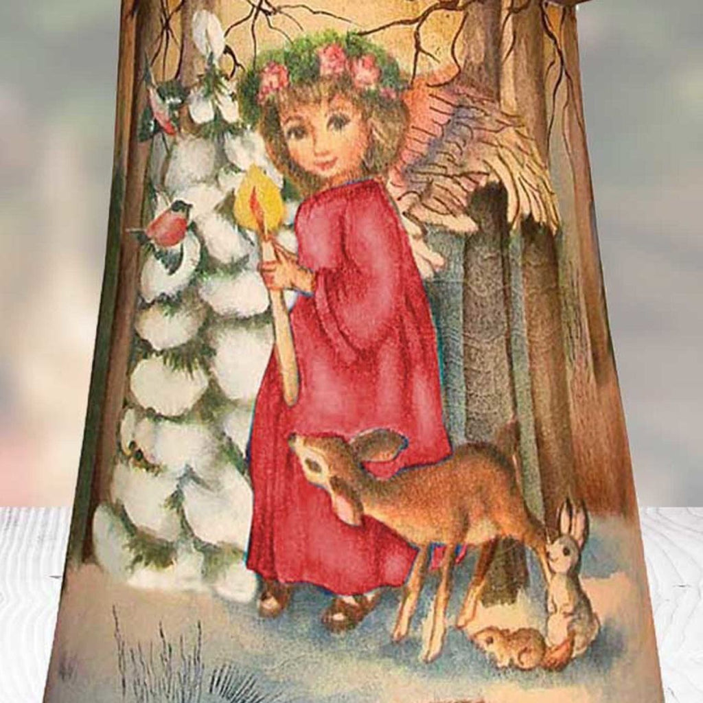 Christmas Guidance Hand-Painted WOODCARVED Masterpiece by G. DeBrekht - Christmas Decor - 291716R