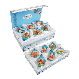 12 Days of Christmas Glass Ornament Set of 12 by G. Debrekht - Christmas Decor - 73102-B12