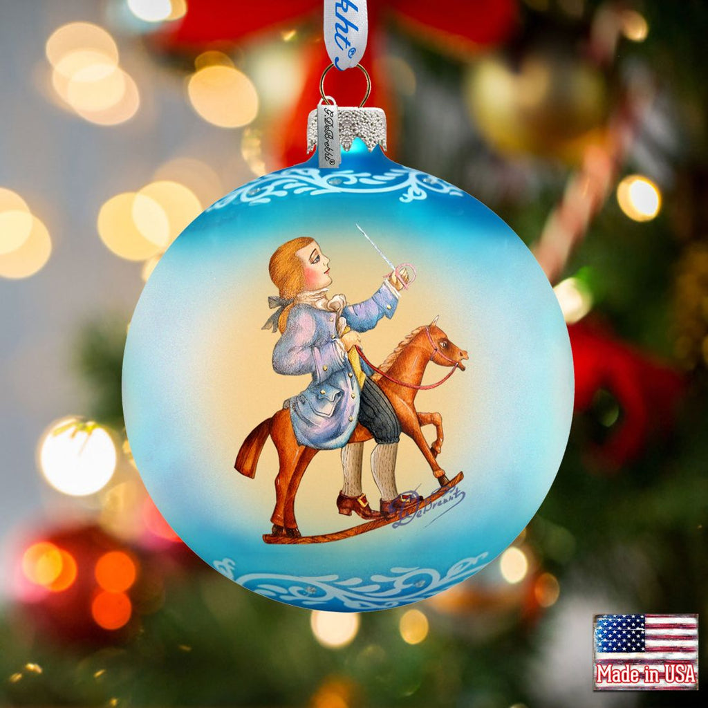 Nutcracker Ballet Glass Ornament Set of 3 by G. DeBrekht - Christmas Decor - 73740-S3