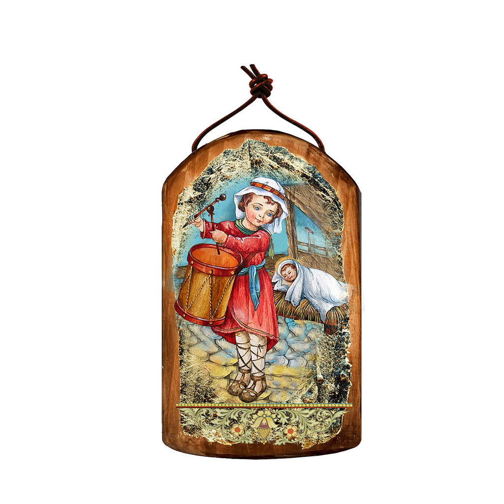 Drummer Religious Christian Sacred Icon Ornament - Inspirational Icon Decor - 87044