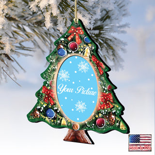 Christmas Tree Picture Frame Ornaments - Ornament for Photo - Christmas Decor - 8119186-2PF