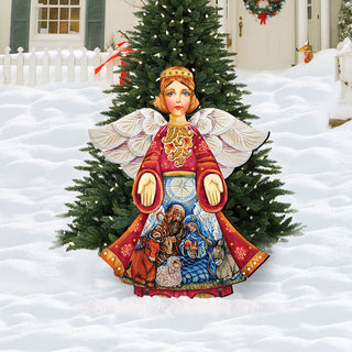Nativity Angel Outdoor Decor by G. DeBrekht - Nativity Holiday Decor - 8152722F