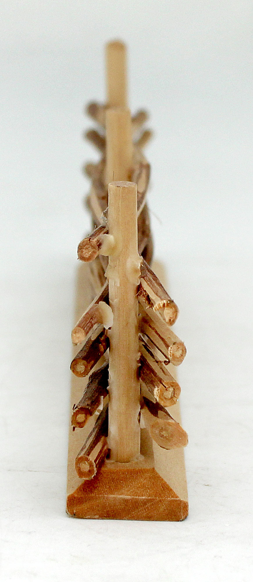 One-of-a-Kind Decorative Wood Fence for Nativity Village Decor Set of 2 by G. DeBrekht