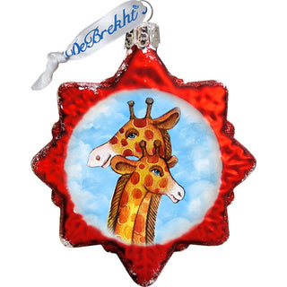 Safari Mercury Glass Ornaments Set of 3 by G. DeBrekht - Wildlife Holiday Decor - 770124S3