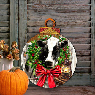 Christmas on the Farm Door Decor by D. Gelsinger - Christmas Decor - 8021128H-DG