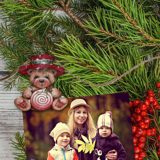 Spirit of Christmas Clip-On Eco Wood Decorative Ornaments Set of 6 by Jamie Mills-Price - Christmas Décor - 8090052C-MP-S6