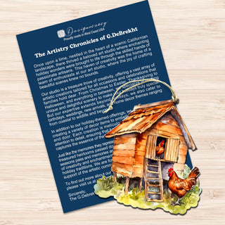 Spring on the Farm Decorative Eco Wood Ornaments Set of 3 by G. Debrekht - Easter Décor - 8091056-S3