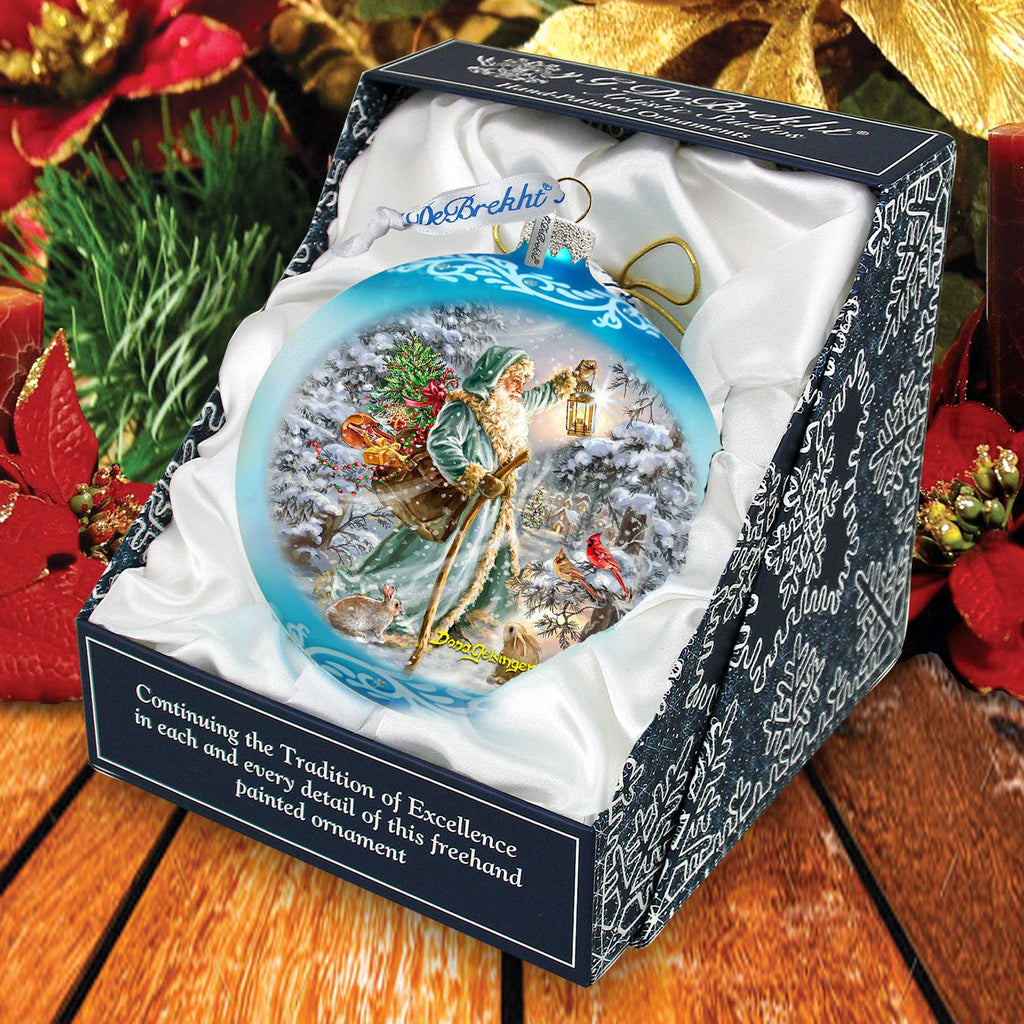 Saint Nicholas Glass Ornament Limited Edition by D. Gelsinger - Christmas Decor - 73918-DG