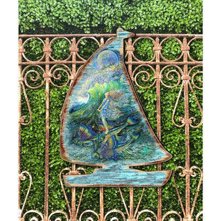 Surfers Dream Coastal Door Decor by Josephine Wall - Coastal Sea-Life Decor - 8472103H-JW