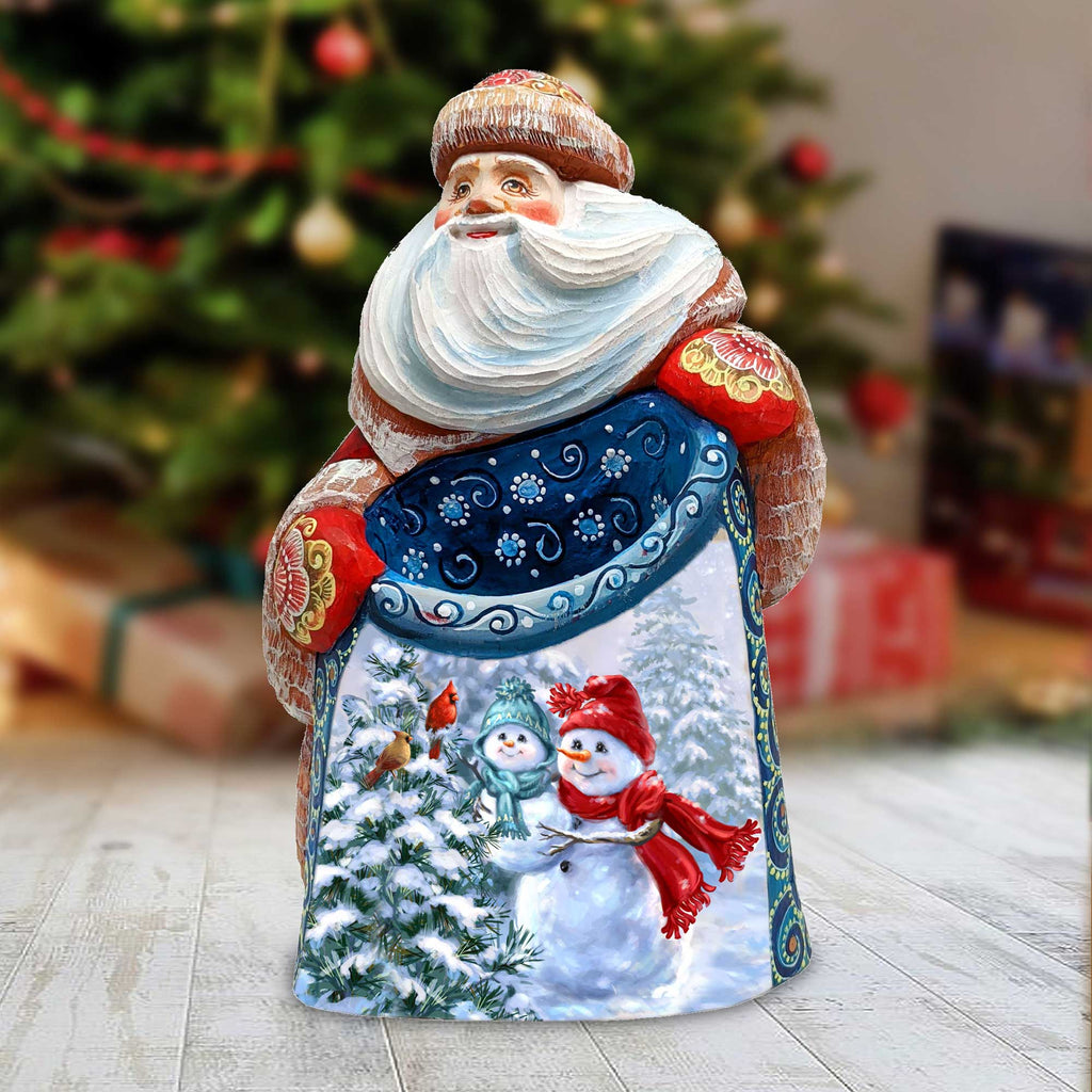 Nativity Santa Hand-Painted WOODCARVED Masterpiece Figurine by G. DeBrekht - Nativity Holiday Décor - 8203017 *** PRE-ORDER - Handmade Just for You! ***