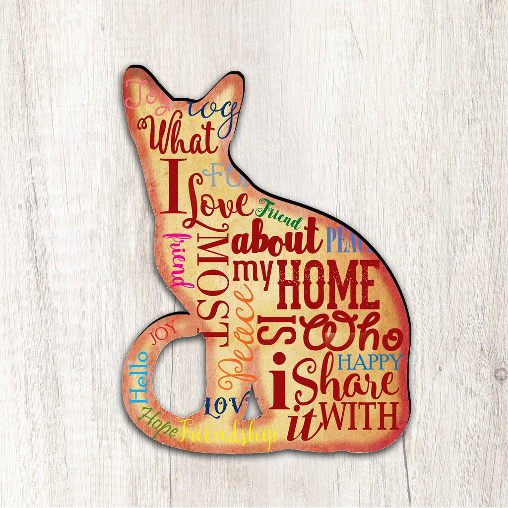 Sweet Home Cat Tree and Wall Decor - Designocracy - 8198113M