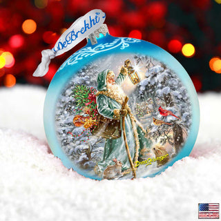 Saint Nicholas Glass Ornament Limited Edition by D. Gelsinger - Christmas Decor - 73918-DG