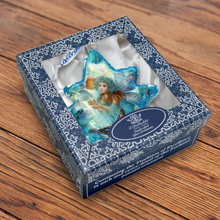 Flower Fairy Glass Ornament by G. DeBrekht - Christmas Decor - 754-084